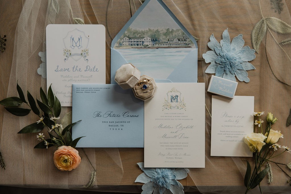 Madeline  And  Max, Portage Pointe Inn, Coordination, Photos By Justin And Haylee Photography wedding floral photo